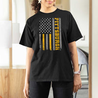 Pittsburgh T Shirt For Women Retro Vintage USA Flag Patriotic American - Wonder Print Shop