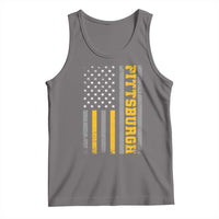 Pittsburgh Tank Top Retro Vintage USA Flag Patriotic American - Wonder Print Shop