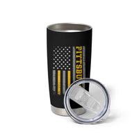 Pittsburgh Tumbler Cup Retro Vintage USA Flag Patriotic American - Wonder Print Shop