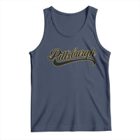 Pittsburgh Tank Top Classic Retro Vintage Pennsylvania PA - Wonder Print Shop