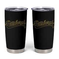 Pittsburgh Tumbler Cup Classic Retro Vintage Pennsylvania PA - Wonder Print Shop