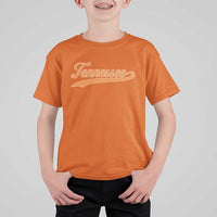 Vintage Tennessee T Shirt For Kid Classic TN Orange Print Retro Vintage - Wonder Print Shop