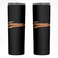 Vintage Tennessee Skinny Tumbler Classic TN Orange Print Retro Vintage - Wonder Print Shop