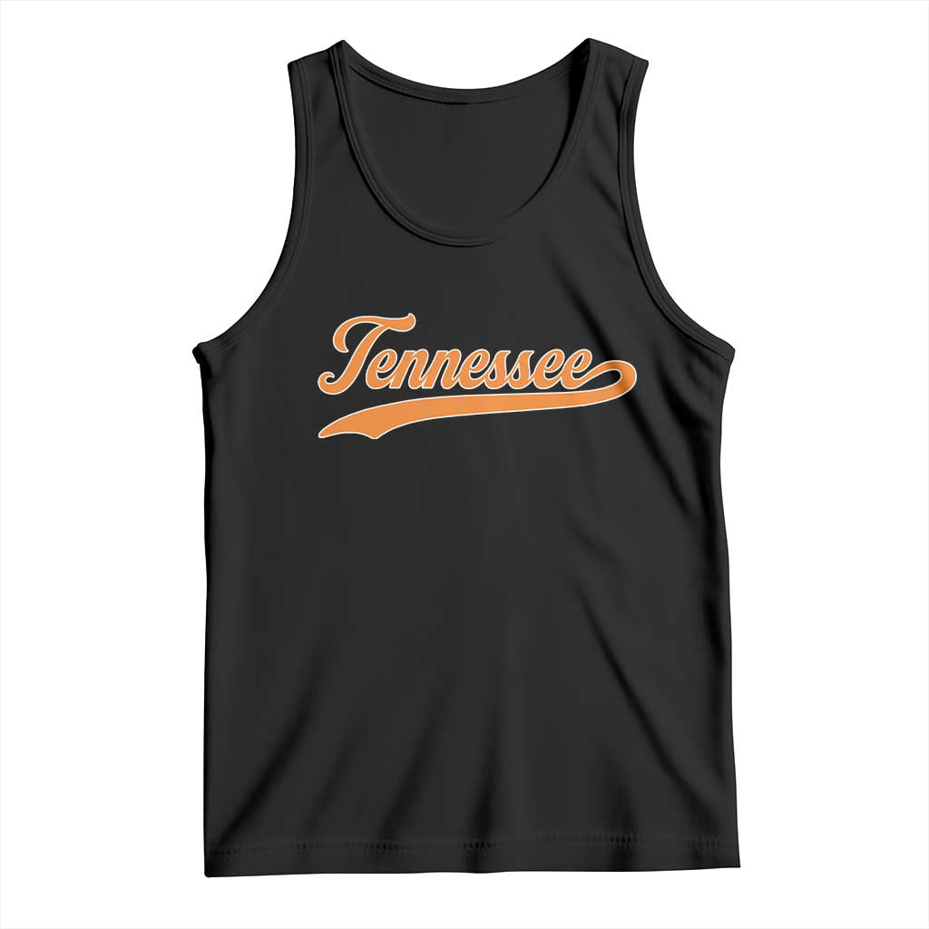 Vintage Tennessee Tank Top Classic TN Orange Print Retro Vintage - Wonder Print Shop