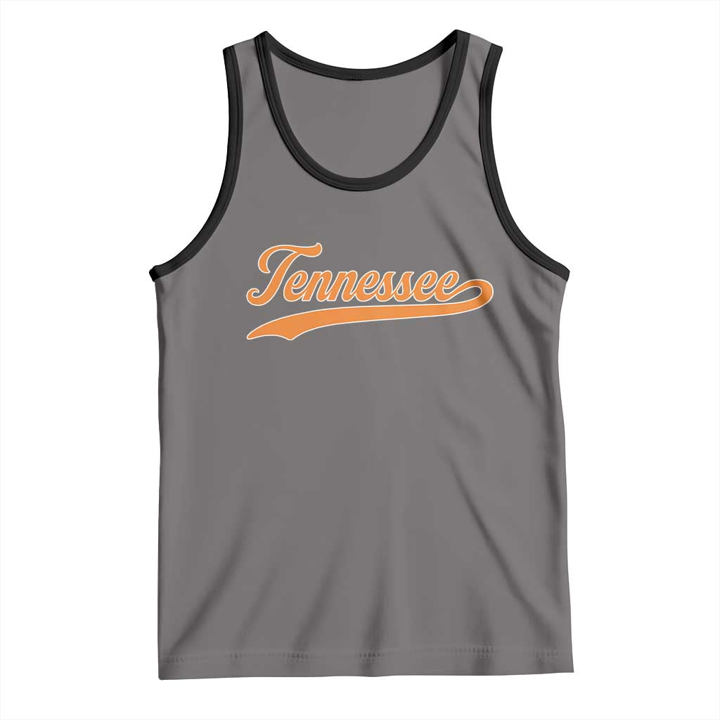 Vintage Tennessee Tank Top Classic TN Orange Print Retro Vintage - Wonder Print Shop