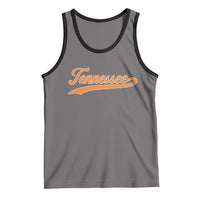 Vintage Tennessee Tank Top Classic TN Orange Print Retro Vintage - Wonder Print Shop