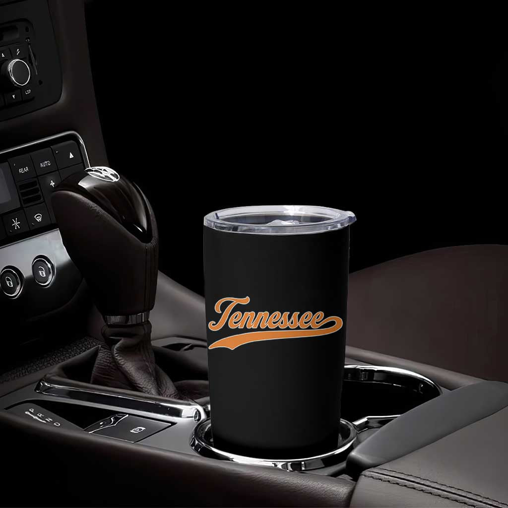 Vintage Tennessee Tumbler Cup Classic TN Orange Print Retro Vintage - Wonder Print Shop
