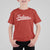 Retro Script Indians T Shirt For Kid Vintage Sports Team Name - Wonder Print Shop