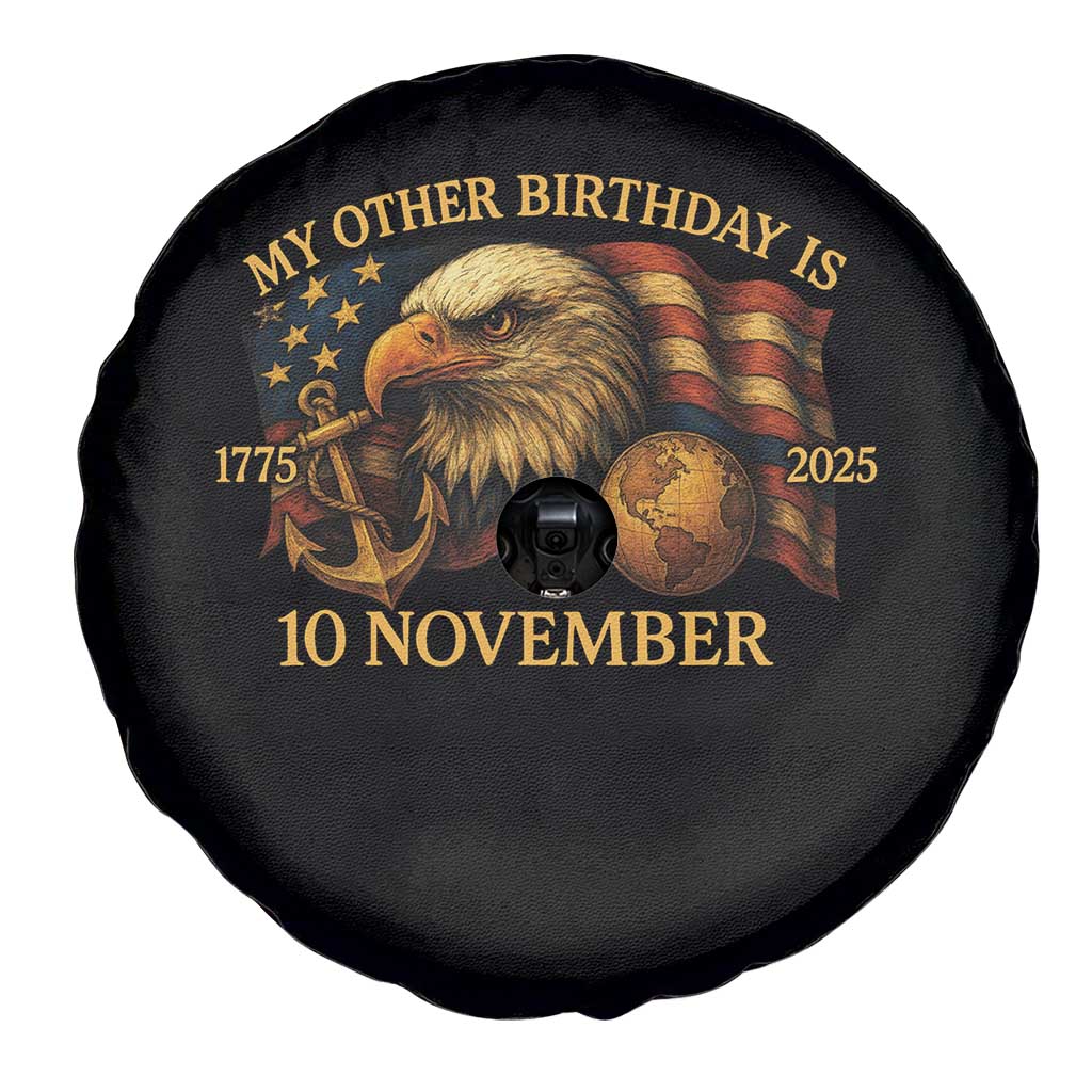 Veteran 250th Anniversary Spare Tire Cover My Other Birthday Is 10 November 1775 - Wonder Print Shop
