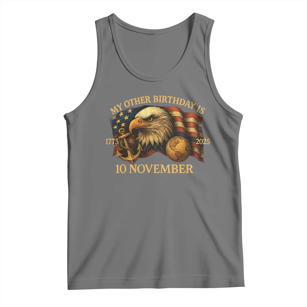 Veteran 250th Anniversary Tank Top My Other Birthday Is 10 November 1775 - Wonder Print Shop