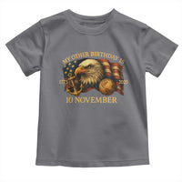 Veteran 250th Anniversary Toddler T Shirt My Other Birthday Is 10 November 1775 - Wonder Print Shop