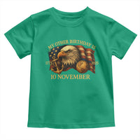 Veteran 250th Anniversary Toddler T Shirt My Other Birthday Is 10 November 1775 - Wonder Print Shop