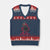 Marine Veteran 250th Anniversary V-Neck Knit Sweater Vest Retro Military Corps American Flag - Wonder Print Shop