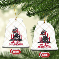 Marine Veteran 250th Anniversary Ceramic Ornament Retro Military Corps American Flag TS10