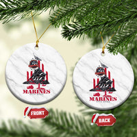 Marine Veteran 250th Anniversary Ceramic Ornament Retro Military Corps American Flag TS10