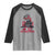 Marine Veteran 250th Anniversary Raglan Shirt Retro Military Corps American Flag - Wonder Print Shop