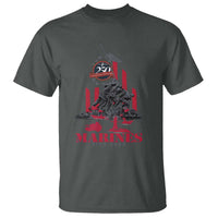 Marine Veteran 250th Anniversary T Shirt Retro Military Corps American Flag - Wonder Print Shop