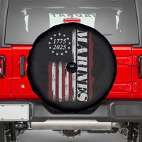Marine 250th Anniversary Spare Tire Cover Retro Patriotic Military Veteran Gift American Flag - Wonder Print Shop