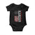 Marine 250th Anniversary Baby Onesie Retro Patriotic Military Veteran Gift American Flag - Wonder Print Shop