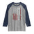 Marine 250th Anniversary Raglan Shirt Retro Patriotic Military Veteran Gift American Flag - Wonder Print Shop