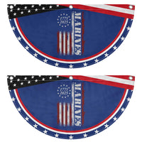 Marine 250th Anniversary Patriotic Fan Flag Retro Military Veteran Gift American Flag