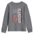 Marine 250th Anniversary Youth Sweatshirt Retro Patriotic Military Veteran Gift American Flag - Wonder Print Shop