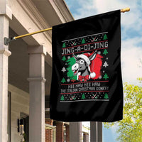 Italian Christmas Donkey Garden Flag Jing a Di Jing Dominick the Ugly Christmas - Wonder Print Shop