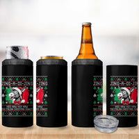 Italian Christmas Donkey 4 in 1 Can Cooler Tumbler Jing a Di Jing Dominick the Ugly Christmas - Wonder Print Shop