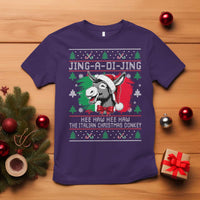 Italian Christmas Donkey T Shirt Jing a Di Jing Dominick the Ugly Christmas - Wonder Print Shop