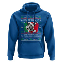 Italian Christmas Donkey Hoodie Jing a Di Jing Dominick the Ugly Christmas - Wonder Print Shop