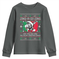 Italian Christmas Donkey Youth Sweatshirt Jing a Di Jing Dominick the Ugly Christmas - Wonder Print Shop