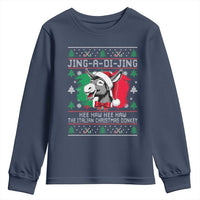 Italian Christmas Donkey Youth Sweatshirt Jing a Di Jing Dominick the Ugly Christmas - Wonder Print Shop