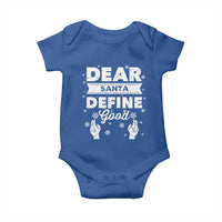 Dear Santa Christmas Baby Onesie Naughty Nice Funny Funny Family Xmas Pajamas - Wonder Print Shop