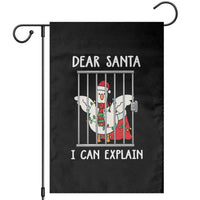 Funny Christmas Goose Garden Flag Dear Santa I Can Explain Xmas Meme - Wonder Print Shop
