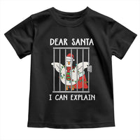Funny Christmas Goose Toddler T Shirt Dear Santa I Can Explain Xmas Meme - Wonder Print Shop