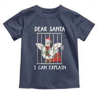 Funny Christmas Goose Toddler T Shirt Dear Santa I Can Explain Xmas Meme - Wonder Print Shop