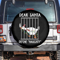 Funny Christmas Goose Spare Tire Cover Dear Santa Define Naughty Xmas Meme - Wonder Print Shop