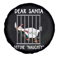 Funny Christmas Goose Spare Tire Cover Dear Santa Define Naughty Xmas Meme - Wonder Print Shop