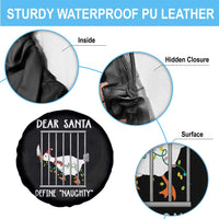 Funny Christmas Goose Spare Tire Cover Dear Santa Define Naughty Xmas Meme - Wonder Print Shop