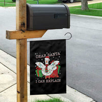 Funny Christmas Goose Garden Flag Dear Santa I Can Explain Cute Xmas Meme - Wonder Print Shop
