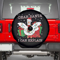 Funny Christmas Goose Spare Tire Cover Dear Santa I Can Explain Cute Xmas Meme - Wonder Print Shop