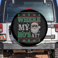 Where's My Ho At Matching Ugly Christmas Spare Tire Cover Santa Funny Couples - Wonder Print Shop