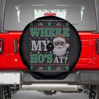 Where's My Ho At Matching Ugly Christmas Spare Tire Cover Santa Funny Couples - Wonder Print Shop