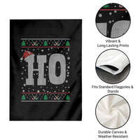 Where's My Ho At Matching Ugly Christmas Garden Flag Ho Funny Couples - Wonder Print Shop