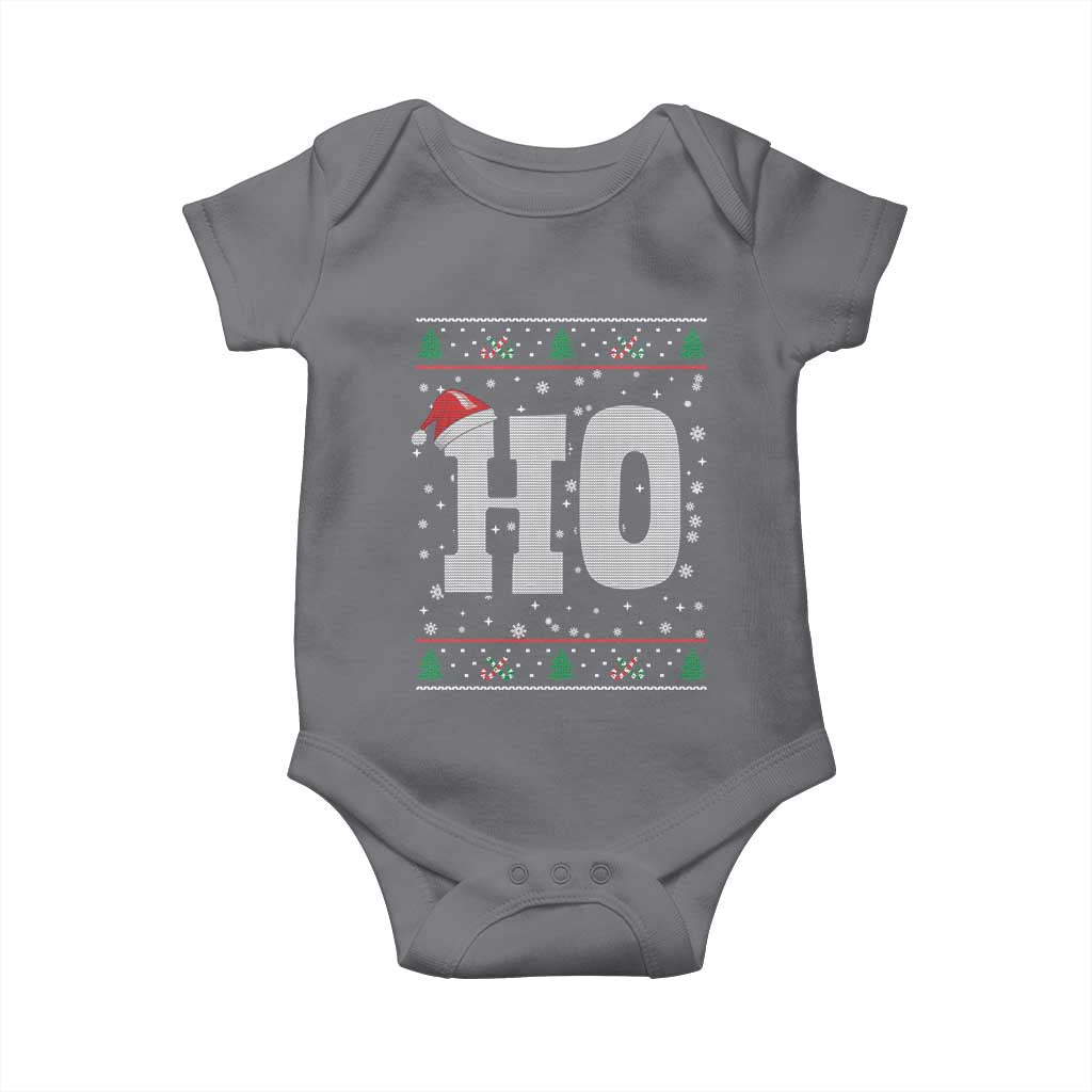 Where's My Ho At Matching Ugly Christmas Baby Onesie Ho Funny Couples - Wonder Print Shop