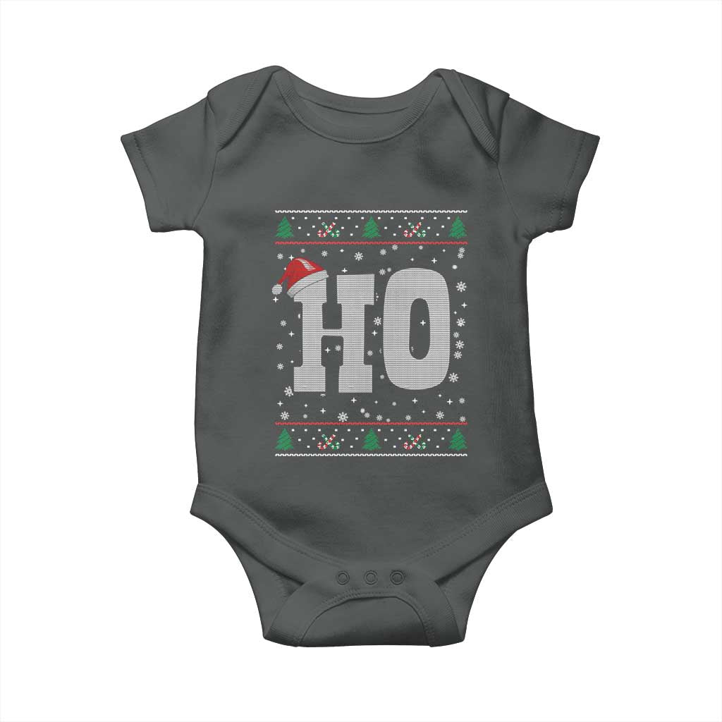 Where's My Ho At Matching Ugly Christmas Baby Onesie Ho Funny Couples - Wonder Print Shop
