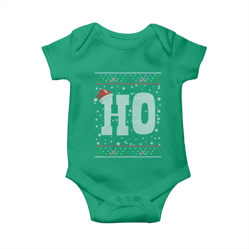 Where's My Ho At Matching Ugly Christmas Baby Onesie Ho Funny Couples - Wonder Print Shop