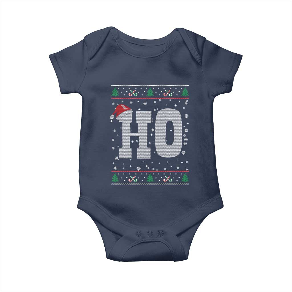 Where's My Ho At Matching Ugly Christmas Baby Onesie Ho Funny Couples - Wonder Print Shop