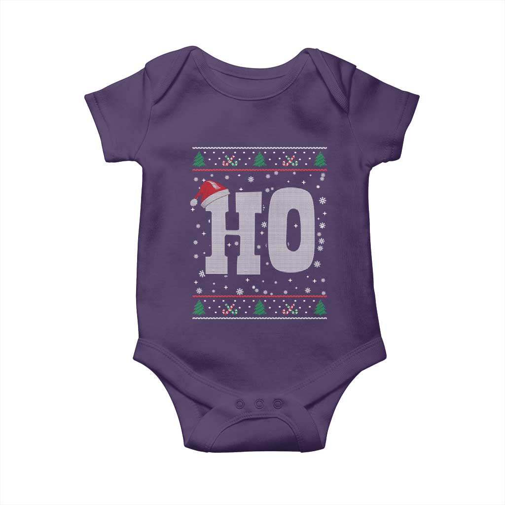 Where's My Ho At Matching Ugly Christmas Baby Onesie Ho Funny Couples - Wonder Print Shop