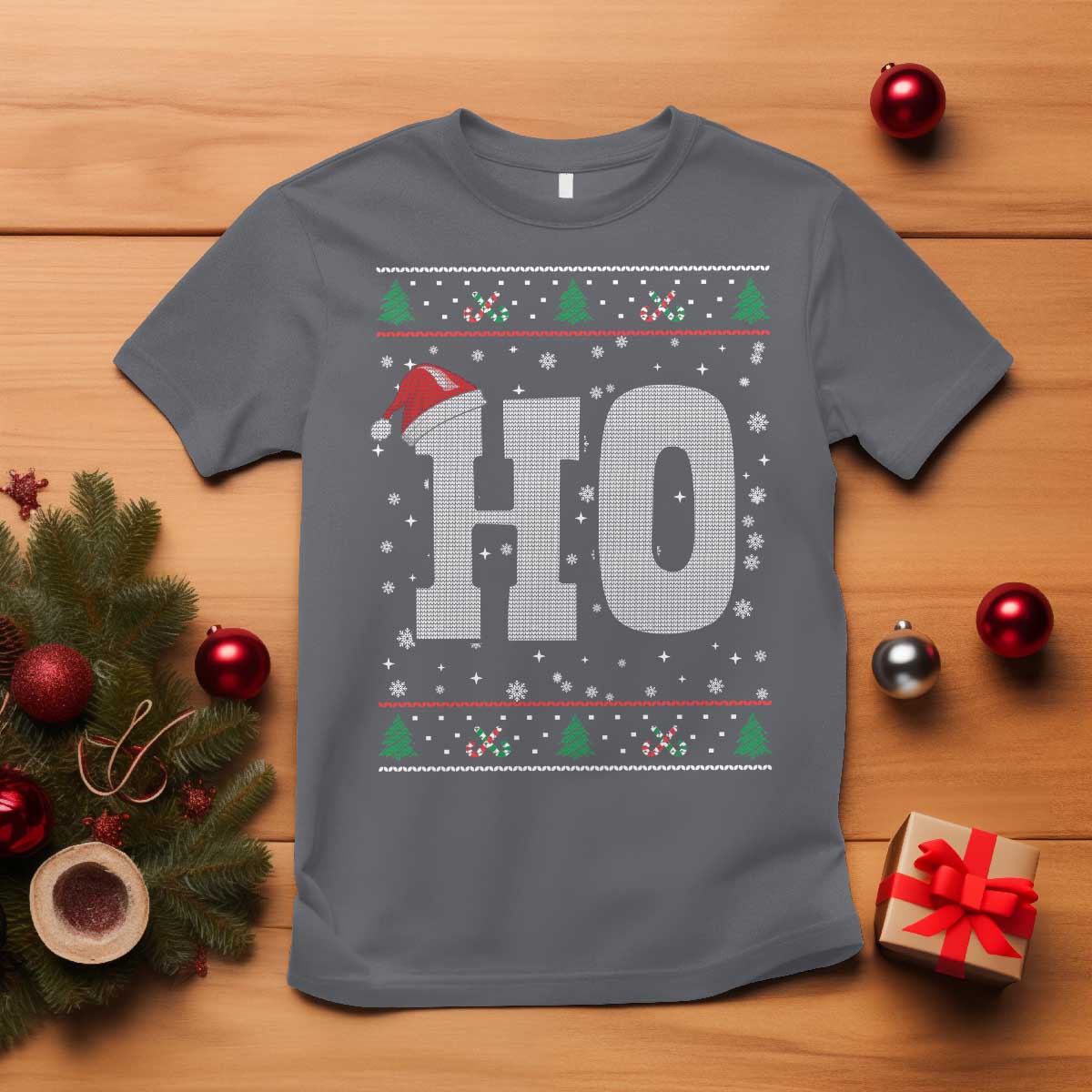 Where's My Ho At Matching Ugly Christmas T Shirt Ho Funny Couples - Wonder Print Shop